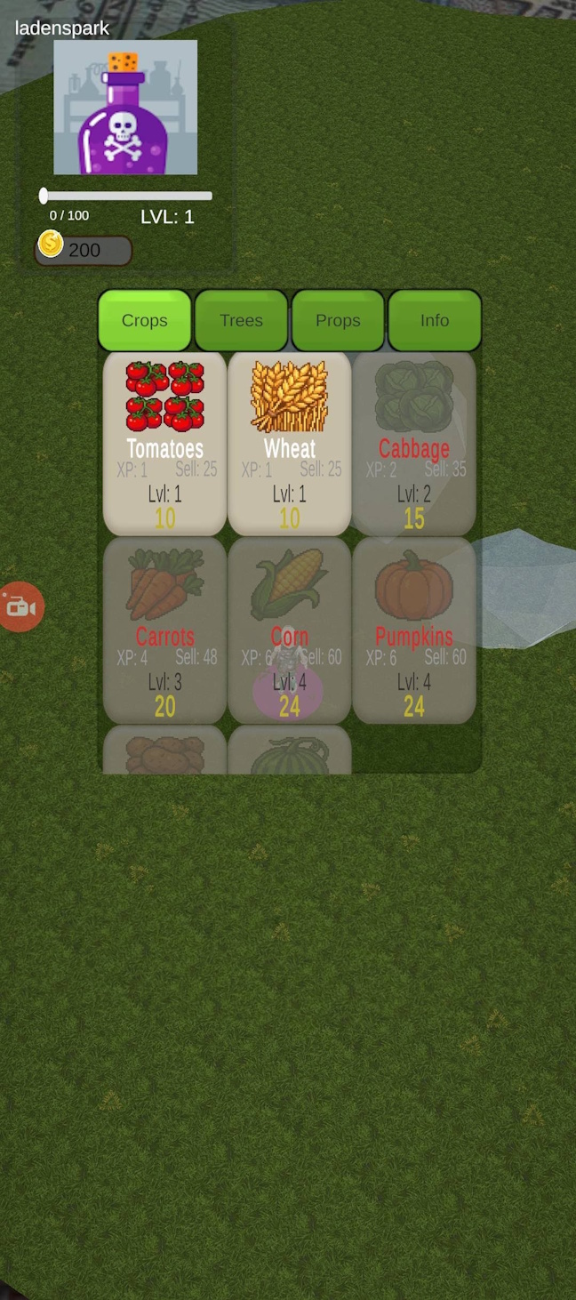 (outdated)farm supply menu